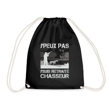 Peux Pas Retraité Chasseur Cadeau Retraite Chasse - Sac de sport léger - noir - Devant