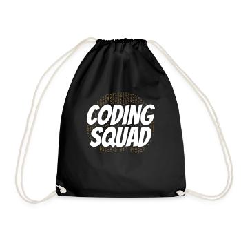 Équipe de codage Programmeurs Codeur de programmation - Sac de sport léger - noir - Devant