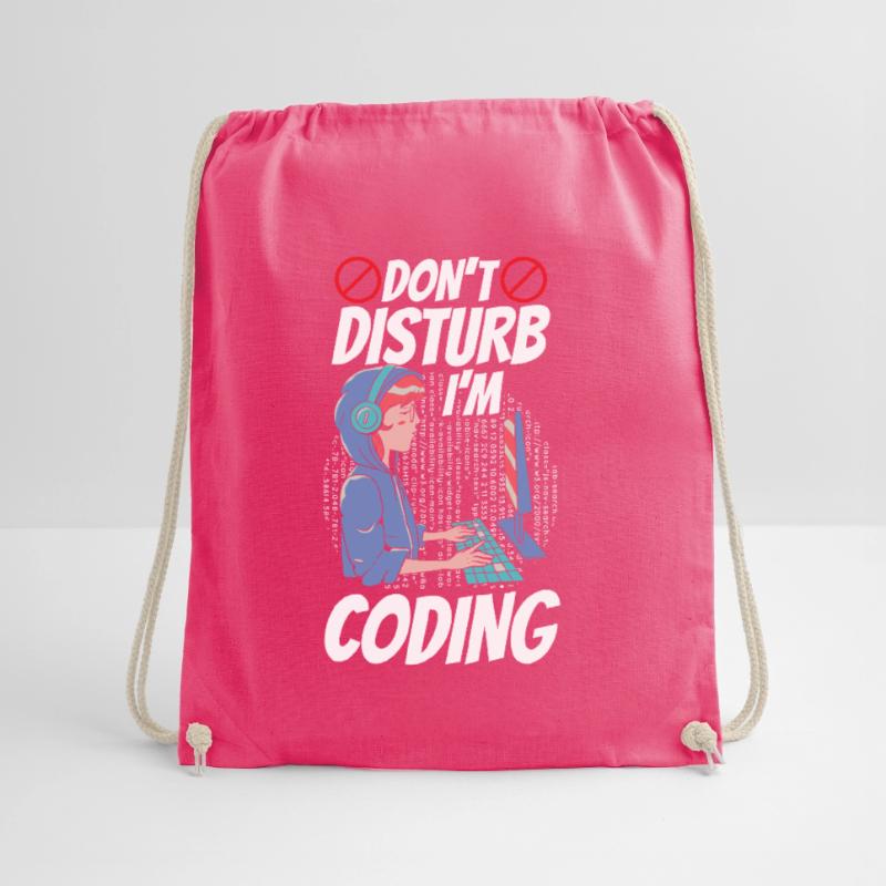 Don't bother: I program Coding Coder Drawstring Bag