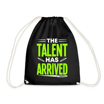 Discus Throw Discus Thrower Athletics Discus - Drawstring Bag - black - Front