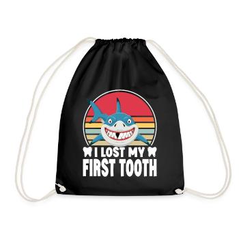 J’ai perdu ma première fée des dents de requin - Sac de sport léger - noir - Devant