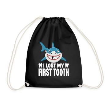 J’ai perdu ma première fée des dents de requin - Sac de sport léger - noir - Devant