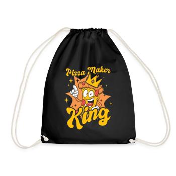 Pizza Maker King Pizza Pizzablech Pizzaofen - Turnbeutel - Schwarz - Vorne