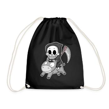 Grim Reaper Donkey - Sac de sport léger - noir - Devant