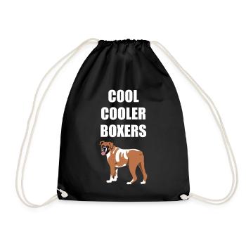 German Boxer Dog Dog Lover Saying Gift - Drawstring Bag - black - Front