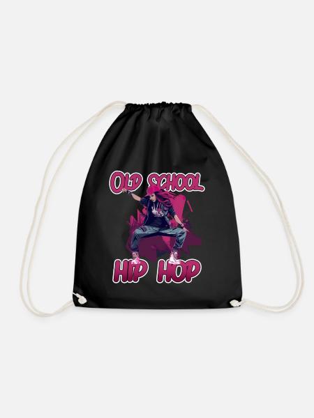 Old School Hip Hop Streetdane Rap - Turnbeutel - Schwarz