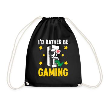 Perfect Video Game Gamer - Turnbeutel - Schwarz - Vorne