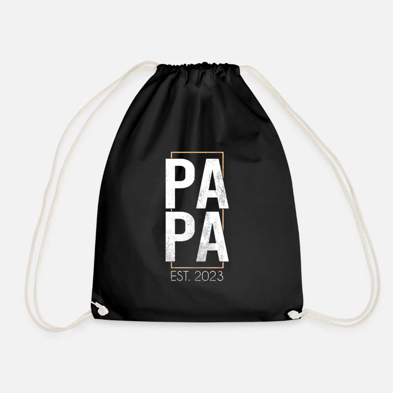 Papa 2023 - Turnbeutel - Schwarz