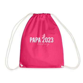 Papa 2023 loading - Turnbeutel - Fuchsia - Vorne