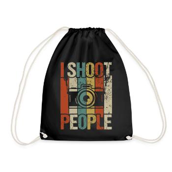 Photography Photo Photographer Photographers! Photographers - Drawstring Bag - black - Front