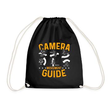 Caméraman Guide de mouvement de la caméra Tournages vidéo - Sac de sport léger - noir - Devant