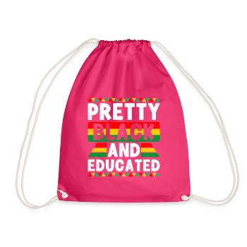 Design africain joli et instruit - Sac de sport léger - fuchsia - Devant