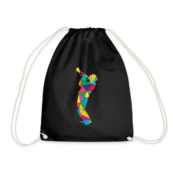 Trompette polygonale basse - Sac de sport léger - noir - Devant