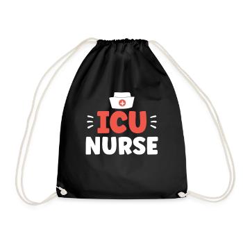 Intensive Care Nurse Intensive Care - Drawstring Bag - black - Front