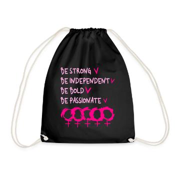 Autonomisation des femmes, Journée internationale de la femme - Sac de sport léger - noir - Devant