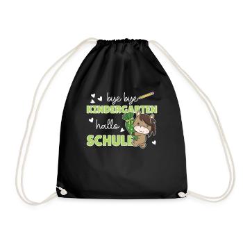 Bye bye Kindergarten Hello School Horse - Sac de sport léger - noir - Devant