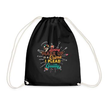 Maquilleur Si Aimer le maquillage est un cosmétologue - Sac de sport léger - noir - Devant