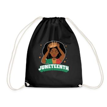 Juneteenth 1865 Afro-Américain noir Afrika - Sac de sport léger - noir - Devant