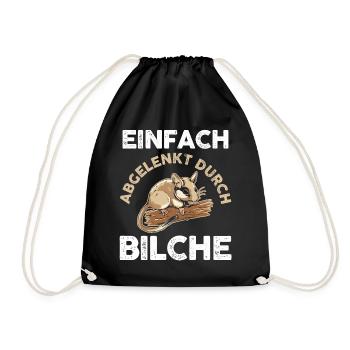 Bilch - Turnbeutel - Schwarz - Vorne