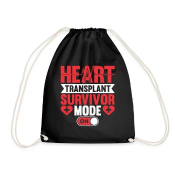 Transplantation cardiaque Chirurgie cardiaque Chirurgie cardiaque Chirurgie cardiaque Bypass - Sac de sport léger - noir - Devant