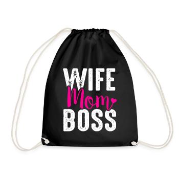 Femme Maman - Sac de sport léger - noir - Devant