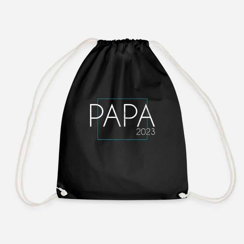 Papa 2023 - Turnbeutel - Schwarz