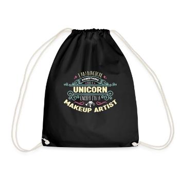 Maquilleuse Je suis magique Quelque chose d’esthéticienne - Sac de sport léger - noir - Devant