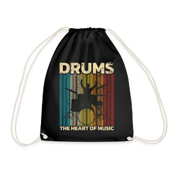 Drummers Drummers Drummers Drummers - Drawstring Bag - black - Front