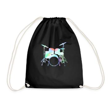 Drummers Drummers Drummers Drummers - Drawstring Bag - black - Front