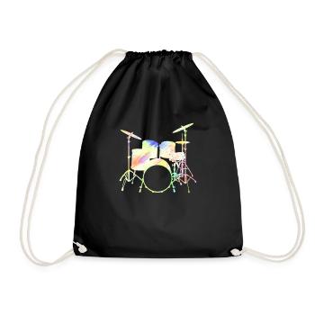 Drummers Drummers Drummers Drummers - Drawstring Bag - black - Front