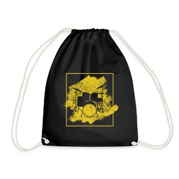 Drummers Drummers Drummers Drummers - Drawstring Bag - black - Front