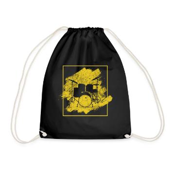 Drummers Drummers Drummers Drummers - Drawstring Bag - black - Front
