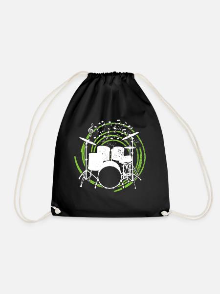 Drummers Drummers Drummers Drummers - Drawstring Bag - black