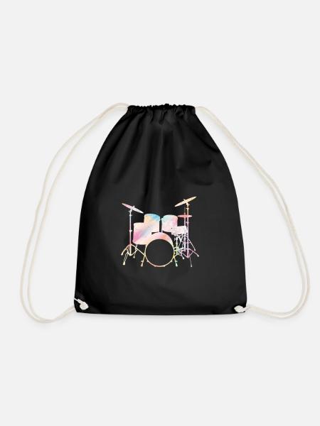 Drummers Drummers Drummers Drummers - Drawstring Bag - black