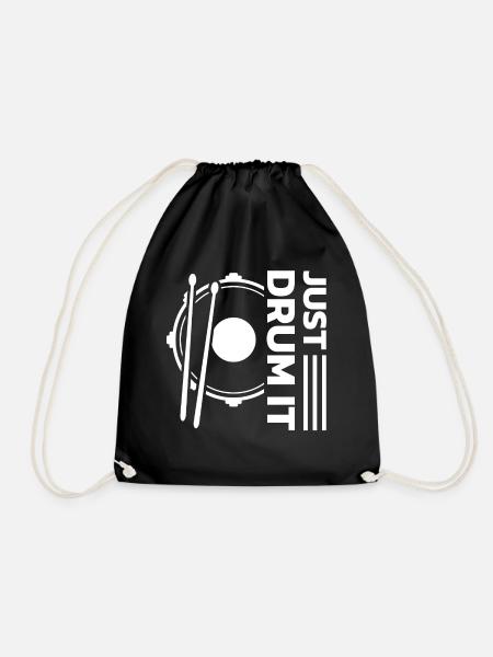 Drummers Drummers Drummers Drummers - Drawstring Bag - black