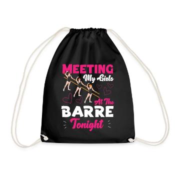 Ballet Danseuse Danse Ballerine - Sac de sport léger - noir - Devant