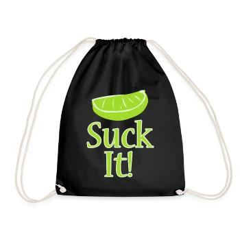 Cinco de Mayo Tequila Trinken Lustig Saugen - Turnbeutel - Schwarz - Vorne