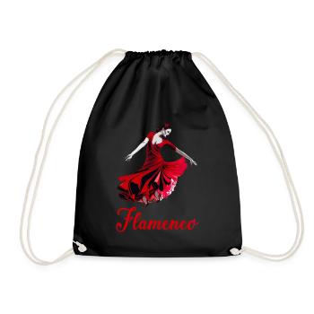 Flamenco Tanz Andalusien Spanischer Tanz - Turnbeutel - Schwarz - Vorne