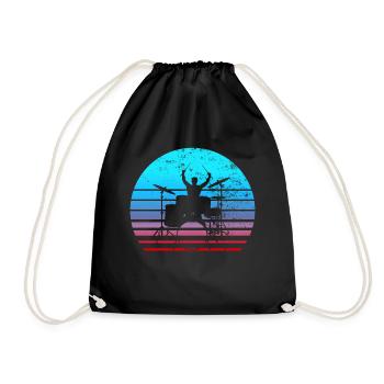 Drummers Drummers Drummers Drummers - Drawstring Bag - black - Front