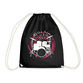 Drummers Drummers Drummers Drummers - Drawstring Bag - black - Front