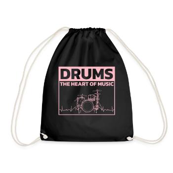 Drummers Drummers Drummers Drummers - Drawstring Bag - black - Front