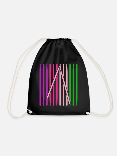 Drummers Drummers Drummers Drummers - Drawstring Bag - black