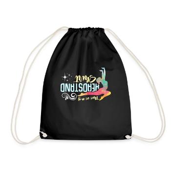 Contorsion Ceci est ma gymnastique de chemise handstand - Sac de sport léger - noir - Devant