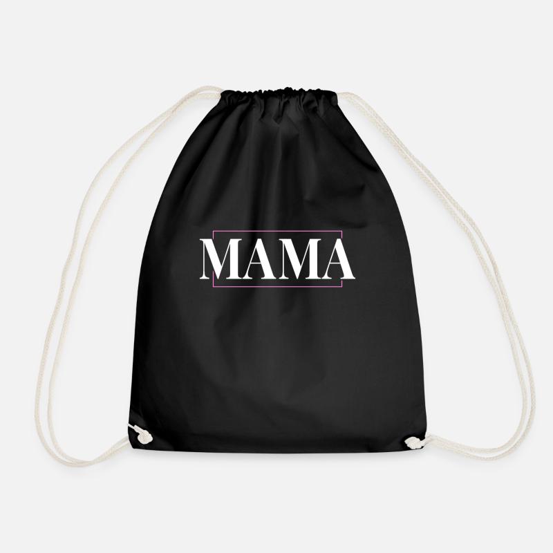 Mama - Turnbeutel - Schwarz