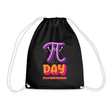 Pi Day Math Holiday Pi Symbol Number - Sac de sport léger - noir - Devant