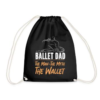 Ballet Danseuse Danse Ballerine - Sac de sport léger - noir - Devant