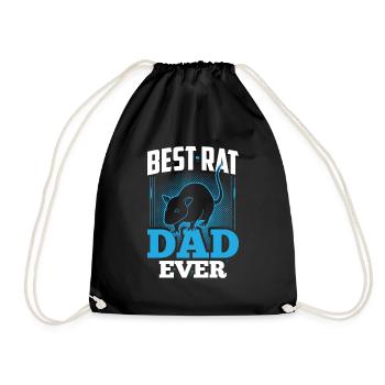 Meilleur Rat Dad Ever Rat Rat Daddy Rats - Sac de sport léger - noir - Devant
