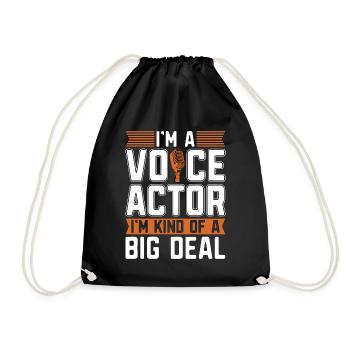 Voice Actor I'm A Voice Actor I'm Kind Of Drama - Turnbeutel - Schwarz - Vorne