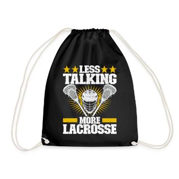 Lacrosse - Turnbeutel - Schwarz - Vorne