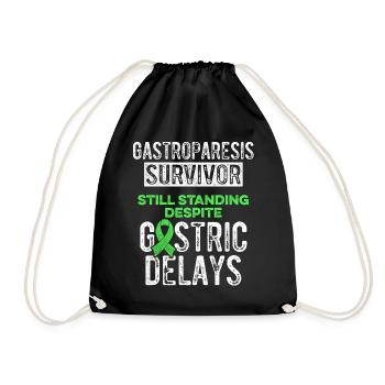 Guerrier de la sensibilisation à la gastroparésie Survivant - Sac de sport léger - noir - Devant